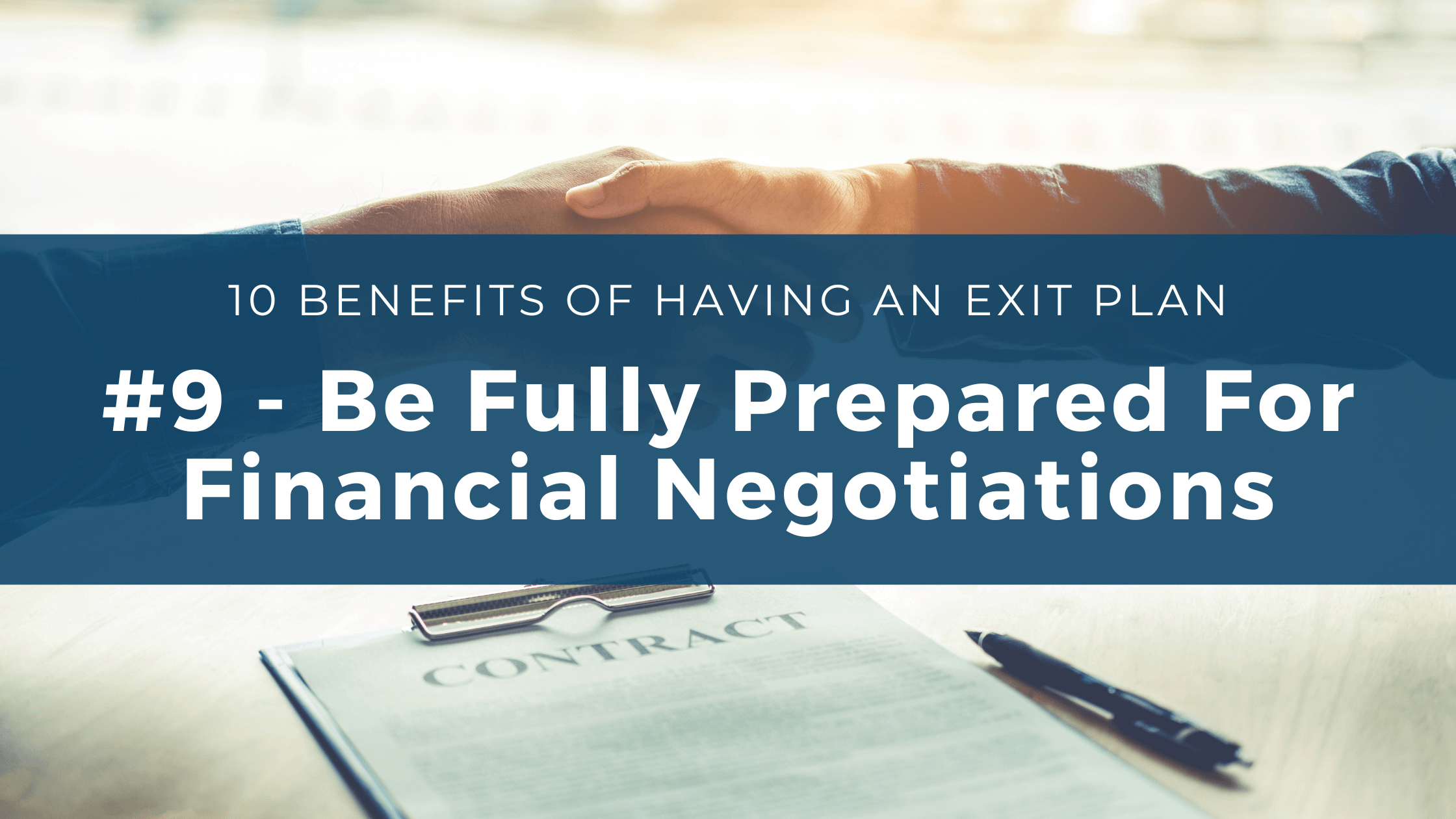 Be Fully Prepared For Financial Negotiations